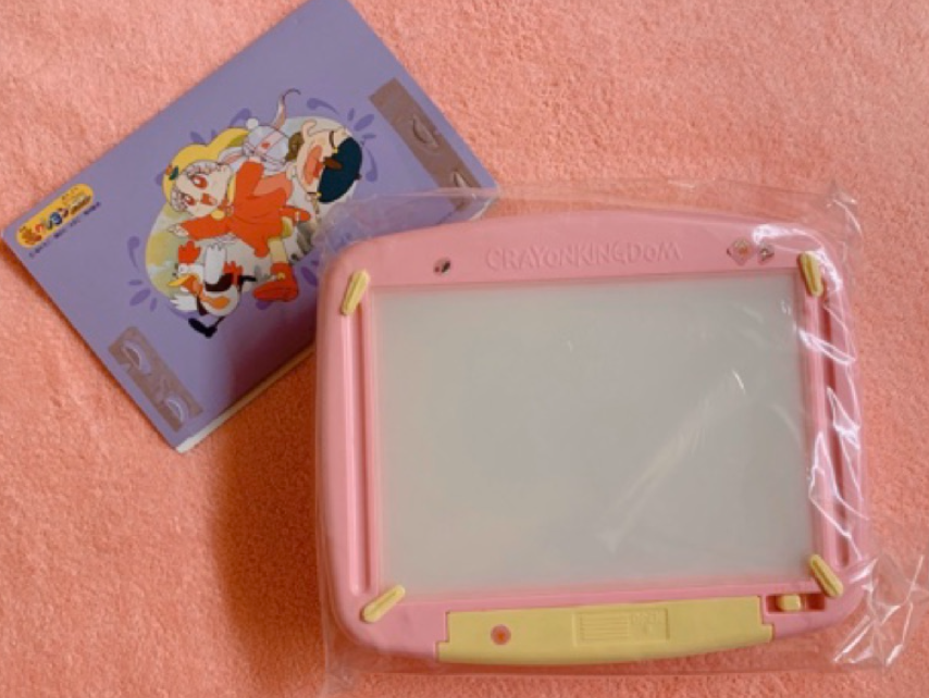 Bandai Yume No Crayon Oukoku Princess Silver Drawing Pad Figure