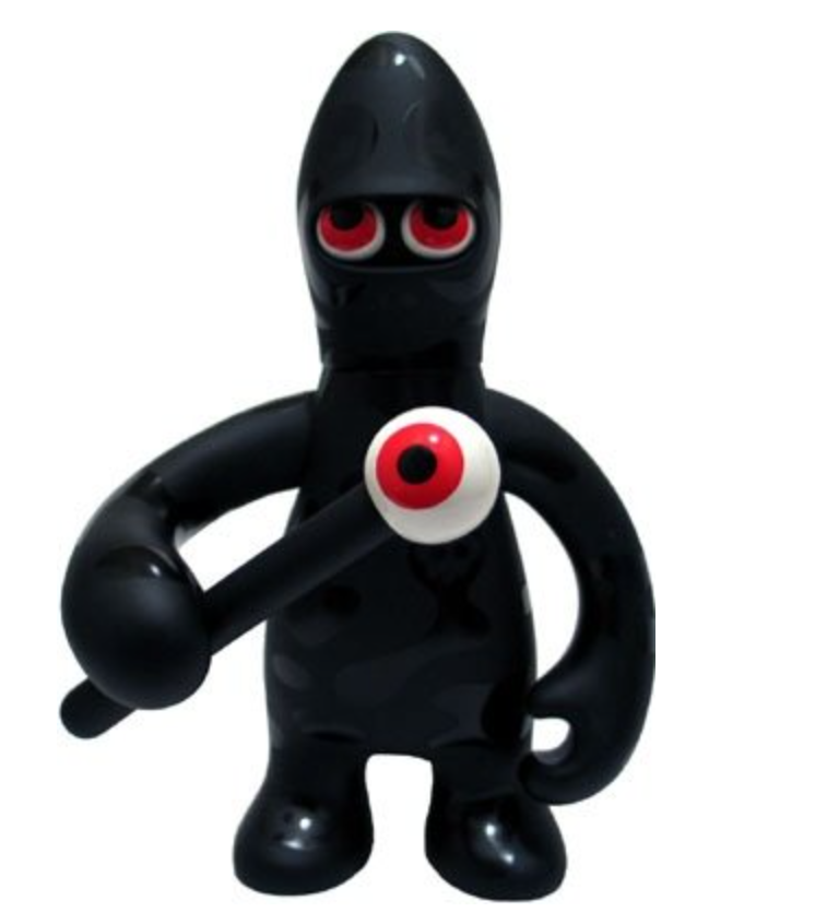 Playbeast Pete Fowler 2002 World of Monsterism Big Monstrooper Votre The Limited Edition Black ver 8" Vinyl Figure