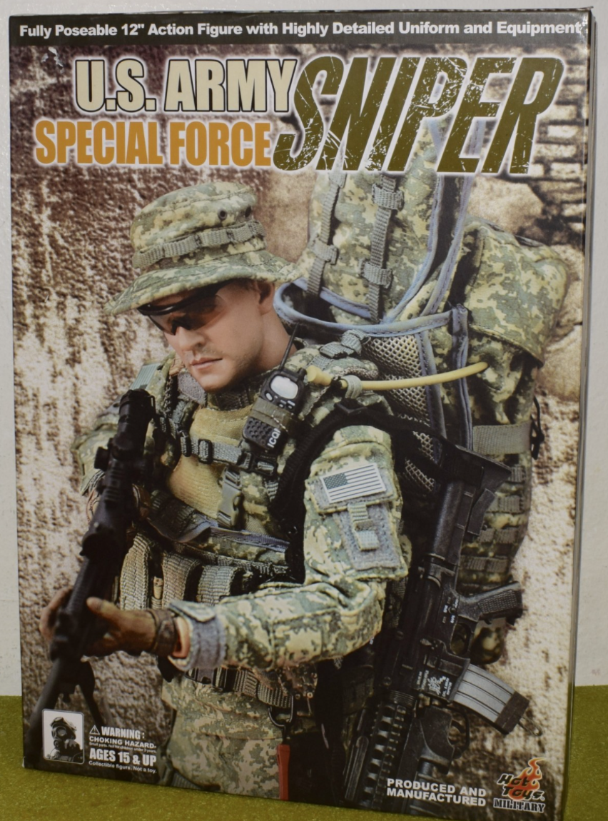 Hot Toys 1/6 12" U.S. Army Sniper Special Force Action Figure