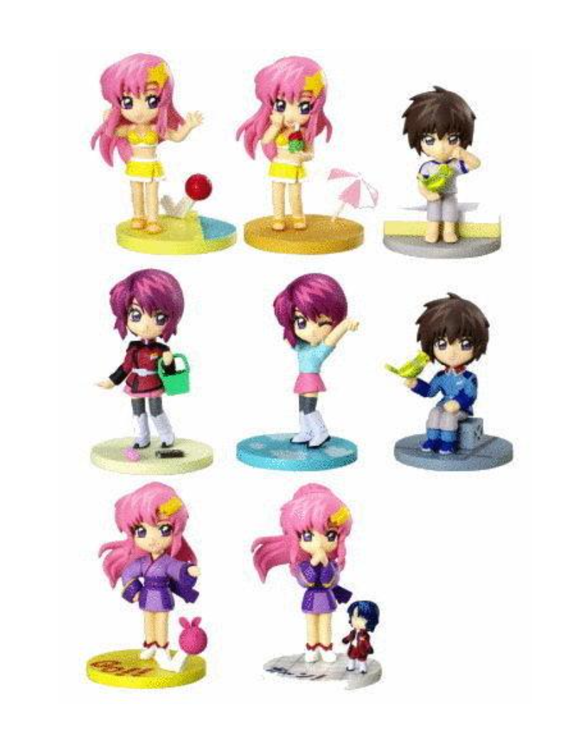 Megahouse Mobile Suit Gundam Seed Destiny Petit Studio Stage 5 5+3 Secret 8 Trading Figure Set