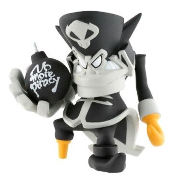 Furi Furi 2003 Electronic Virus Frankie 3" Vinyl Figure