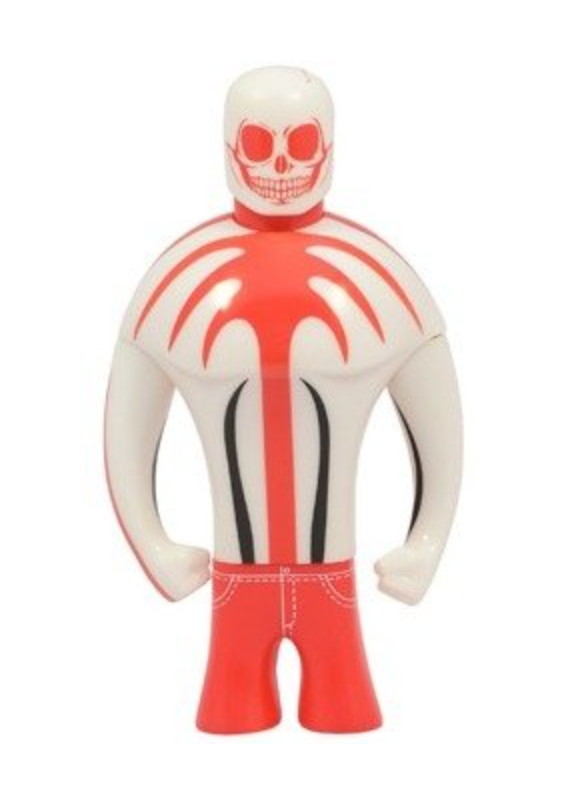 Phalanx Creative 2009 Mr. Power Skullman GID Red ver 8" Vinyl Figure