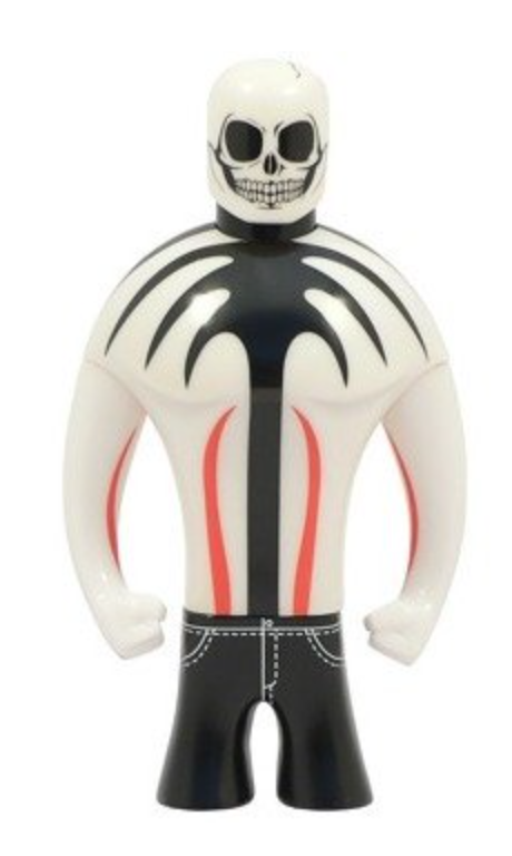 Phalanx Creative 2009 Mr. Power Skullman GID Black ver 8" Vinyl Figure