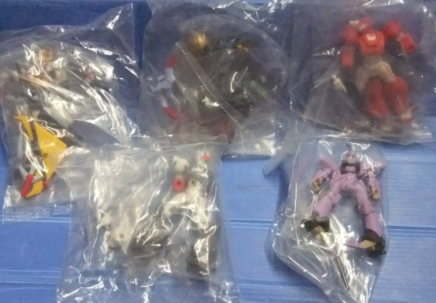 Bandai Super Robot Wars SRW Part 2 5 Trading Figure Set