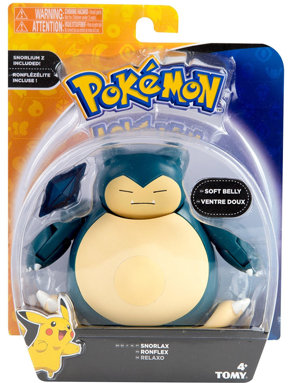 Pokémon - Figurine Pikachu ou Ronflex, Select