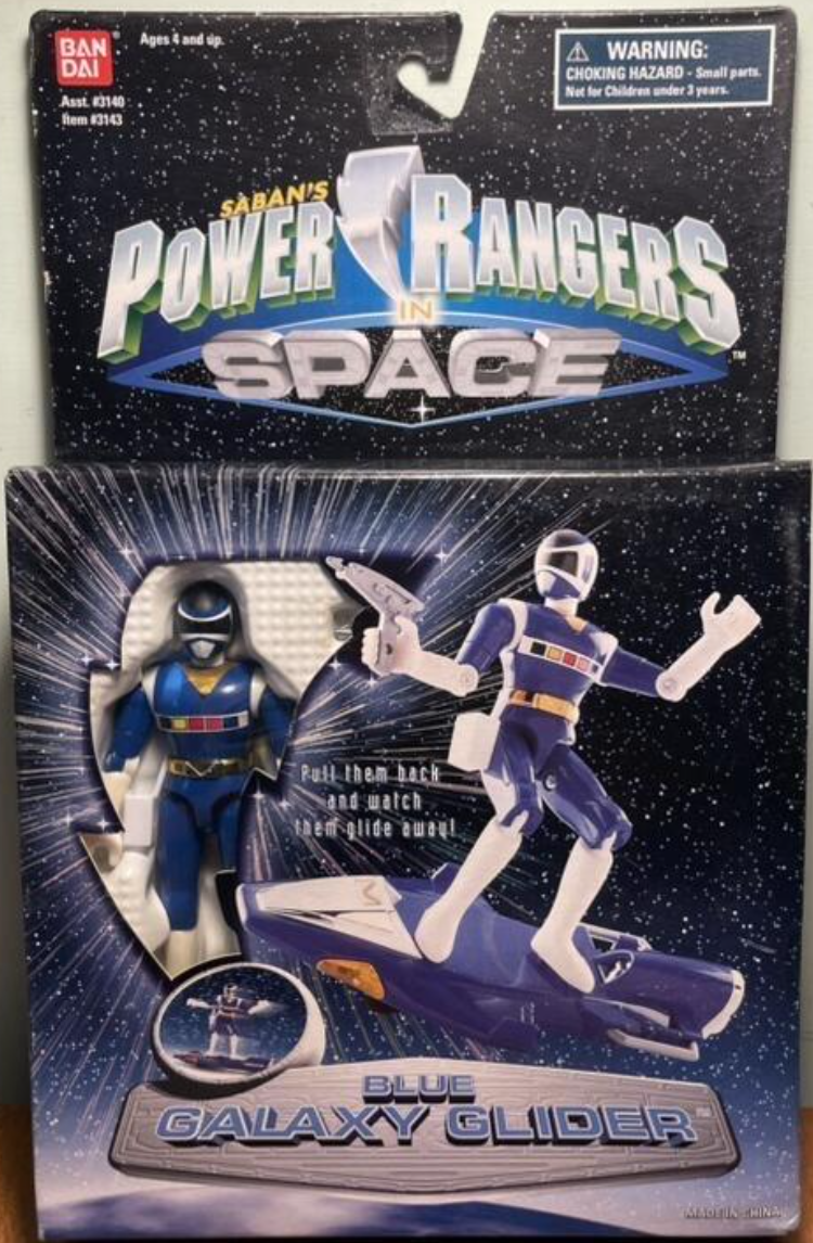 Bandai Power Rangers In Space Megaranger Mega Blue Galaxy Glider Actio –  Lavits Figure