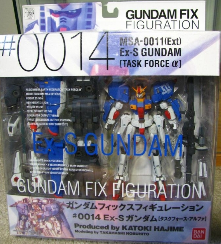Bandai Gundam Fix Figuration GFF #0014 MSA-0011 Ext EX-S Gundam Task Force  a Action Figure