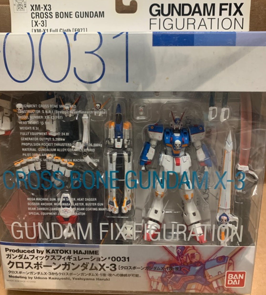 Bandai Gundam Fix Figuration GFF #0031 XM-X3 Cross Bone Gundam X-3 Action  Figure