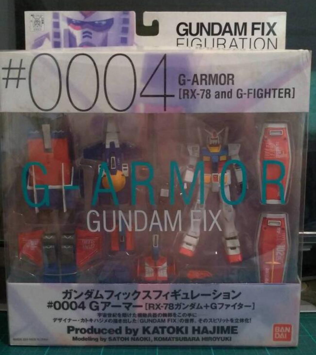 Bandai Gundam Fix Figuration GFF #0004 G-Armor RX-78 and G-Fighter Action  Figure