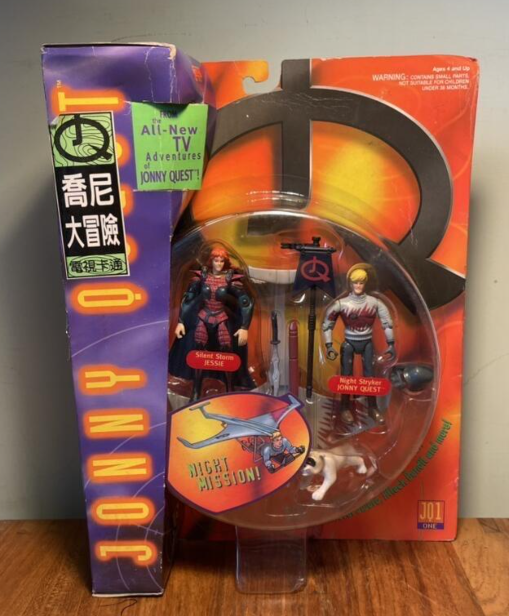 Galoob 1996 Jonny Quest JQ1 Silent Storm Jessie & Night Stryker Action Figure