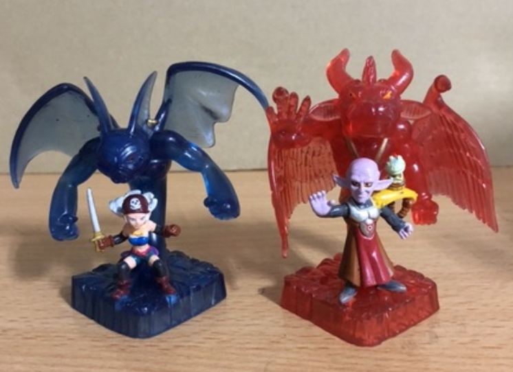 Bandai 2008 Blue Dragon Pack Wave 2 3" Trading Figure Set