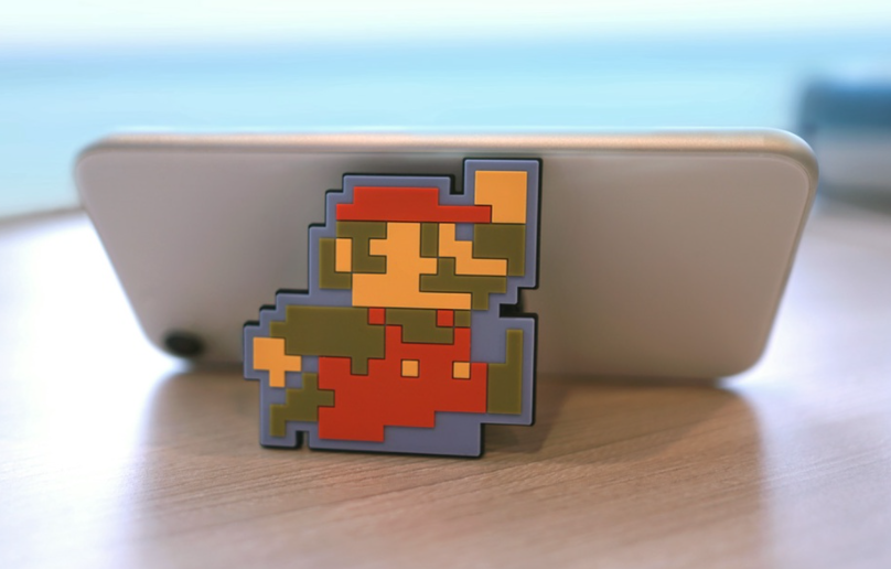 Nintendo Switch 2021 Limied Edition Super Mario Bros Phone Grip Stand 2 Figure Set
