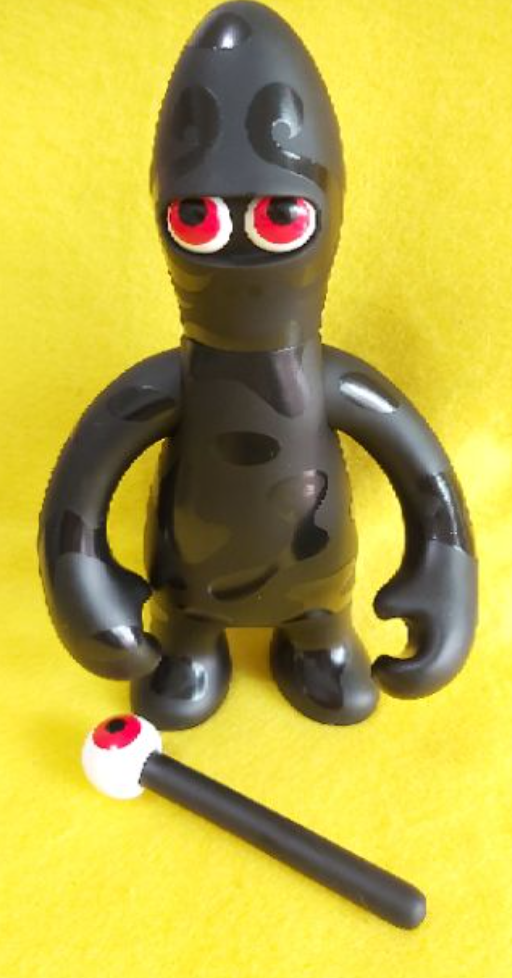 Playbeast Pete Fowler 2002 World of Monsterism Big Monstrooper Votre The Limited Edition Black ver 8" Vinyl Figure
