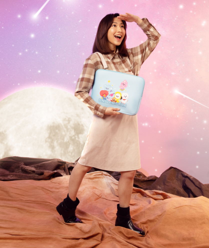 BTS BT21 Taiwan Cosmed Limited 14" Laptop Bag