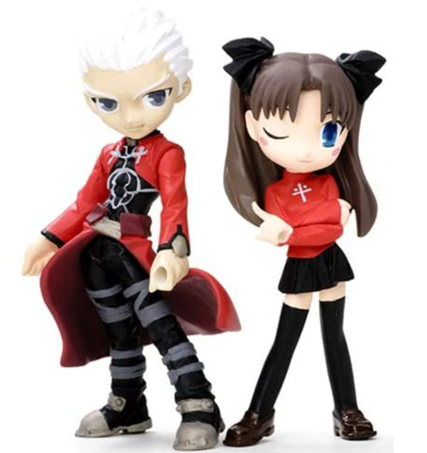 Toranoana Fate Stay Night Palm Characters Archer & Rin Box Figure Set