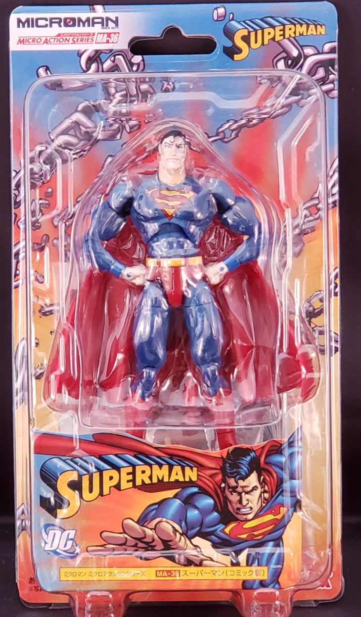 Takara 1/18 Microman Micro Action Series MA-36 Superman Figure