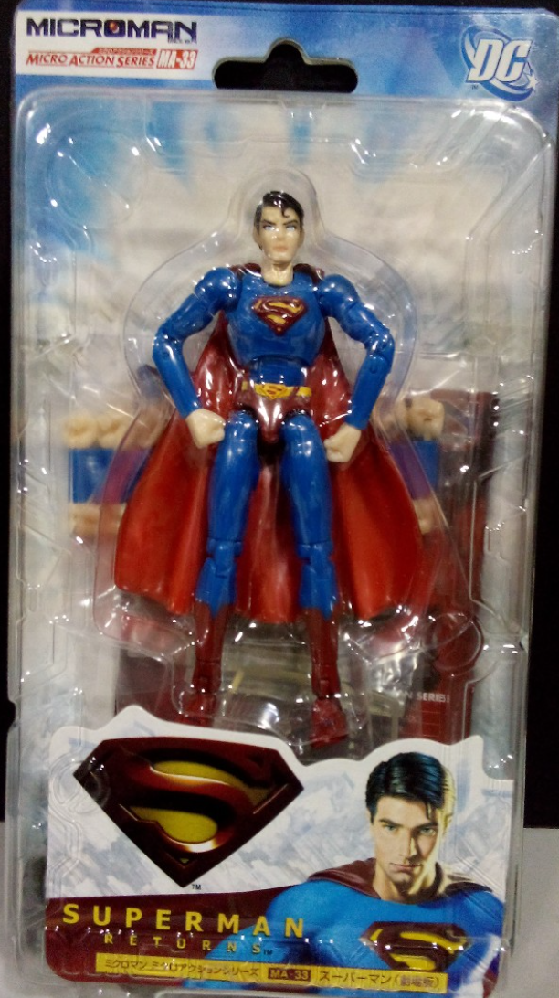 Takara 1/18 Microman Micro Action Series MA-33 Superman Returns Figure