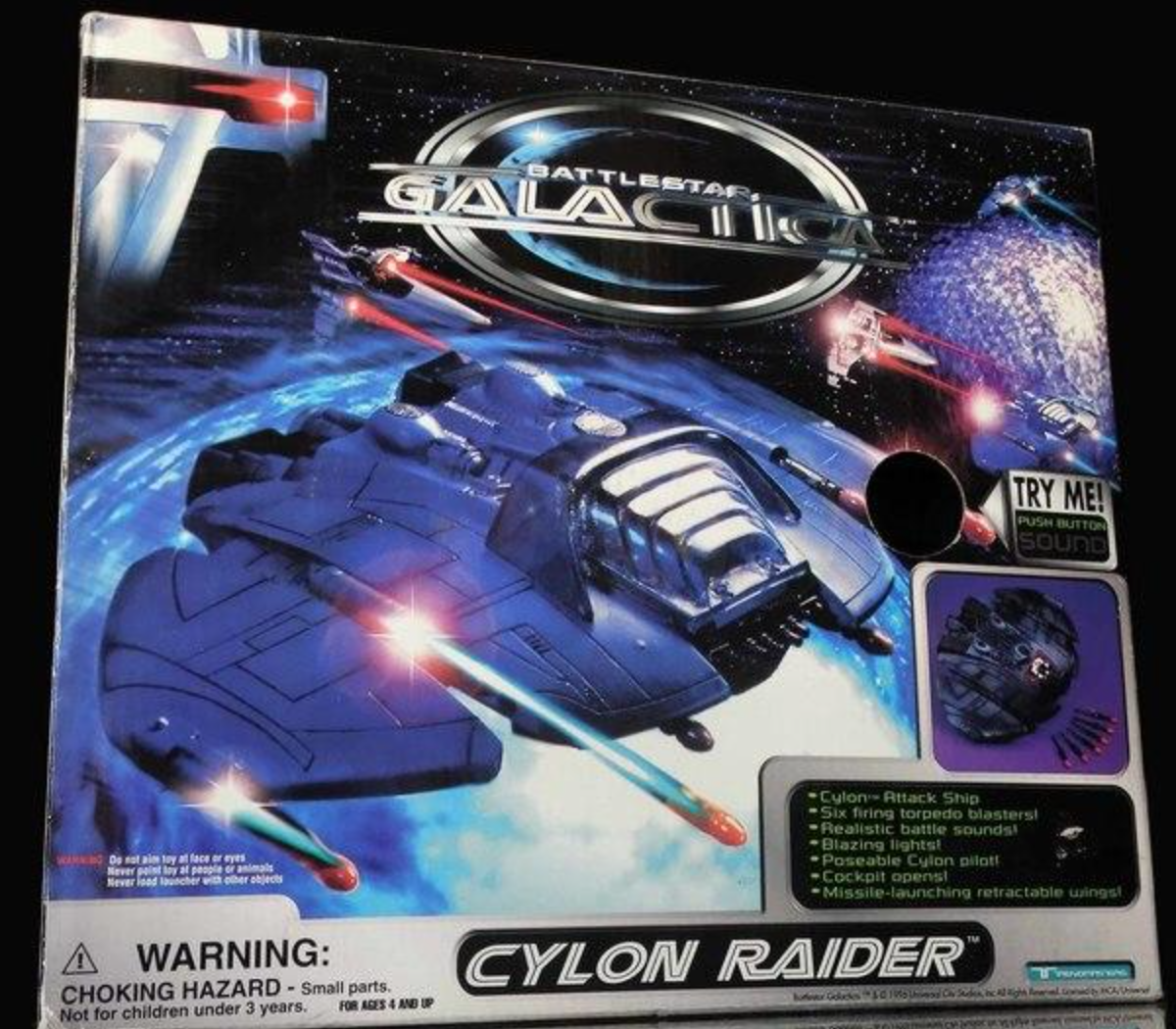 Trendmasters Battlestar Galactica Cylon Raider Action Figure – Lavits Figure