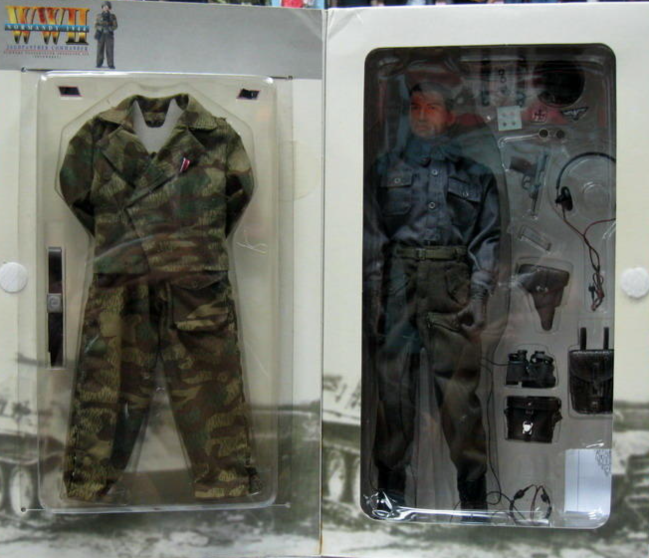 Dragon 1/6 12" WWII Normandy 1944 Jagdpanther Commander Schwere Panzerjager Abteilung 654 Feldwebel Dietrich Koppe Action Figure