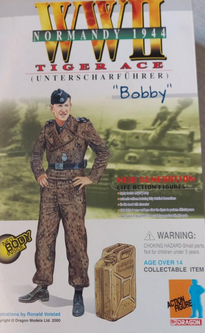 Dragon 1/6 12" WWII Normandy 1944 Tiger Ace Unterscharführer Bobby Action Figure