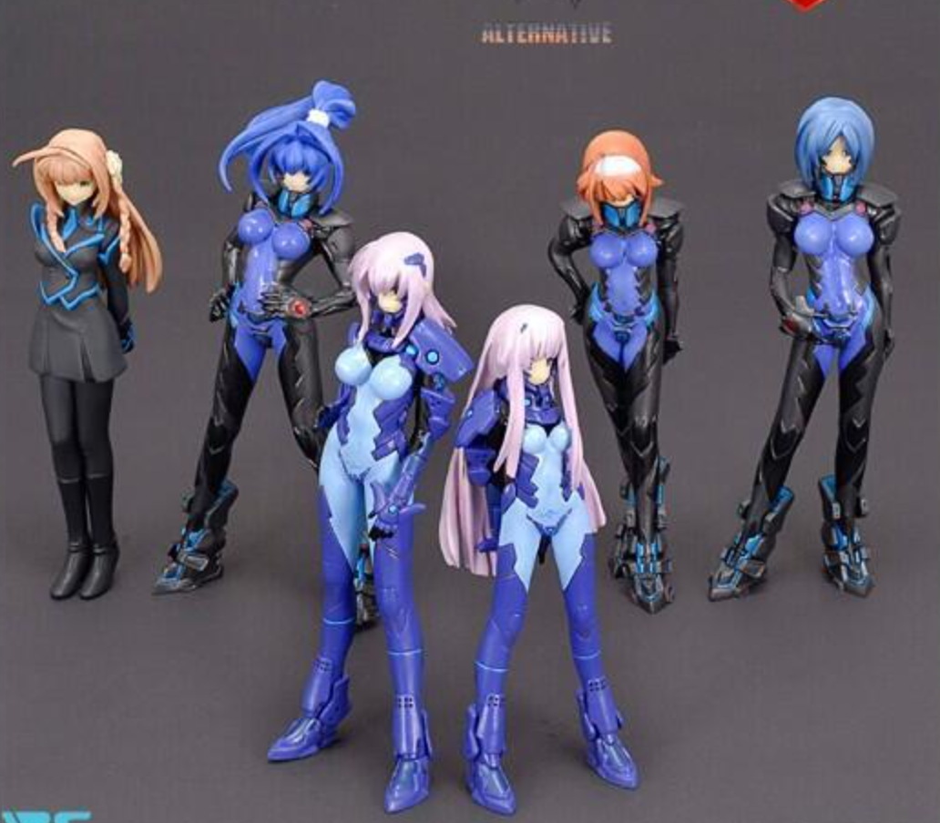 Volks Muv-Luv M.O.E. Age Burning Alternative Ultimate Characters Part 02 6 Figure Set