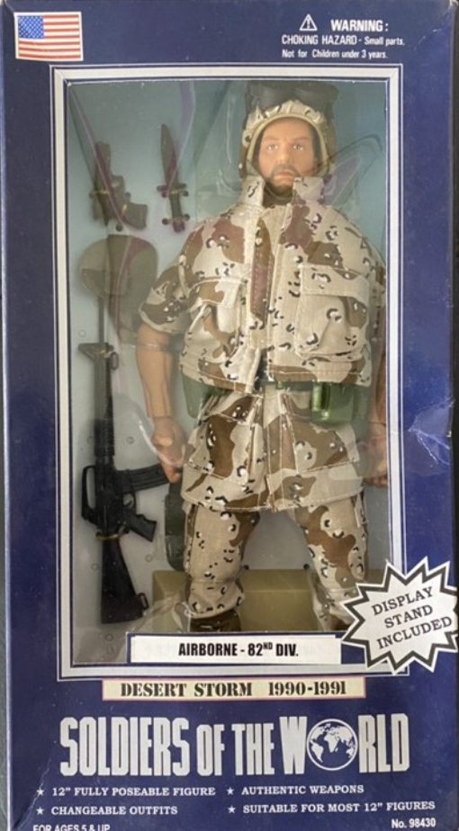 Formative international 1/6 12" Soldiers of the World Desert Storm 1990-1991 Airborne 82 Div Action Figure