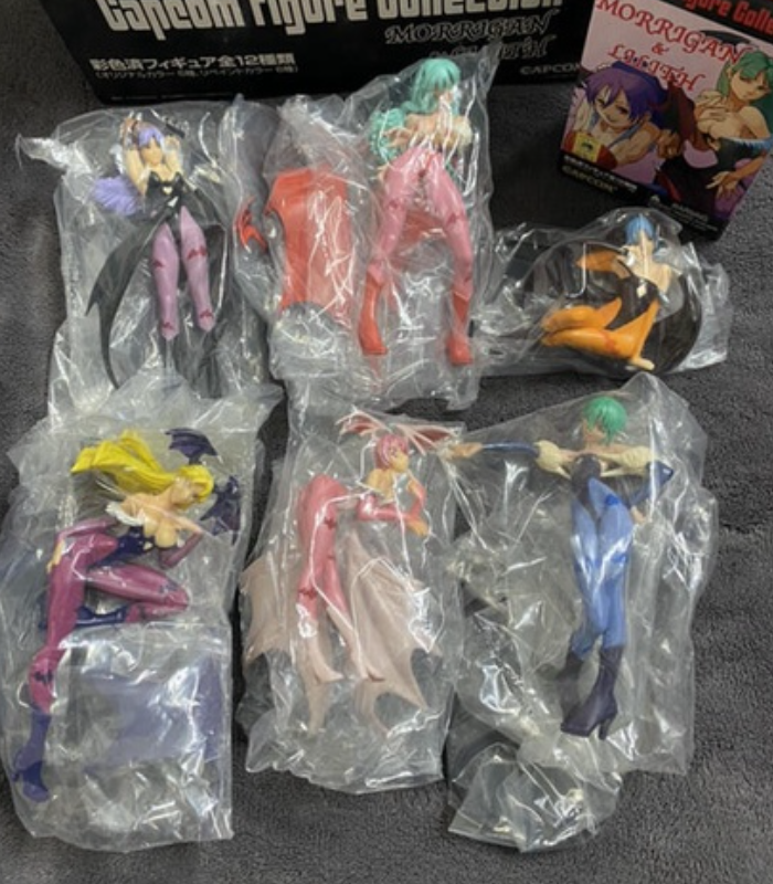 Capcom Collection Darkstalkers Vampire Savior Morrigan & Lilith 6 2P Color Trading Figure Set