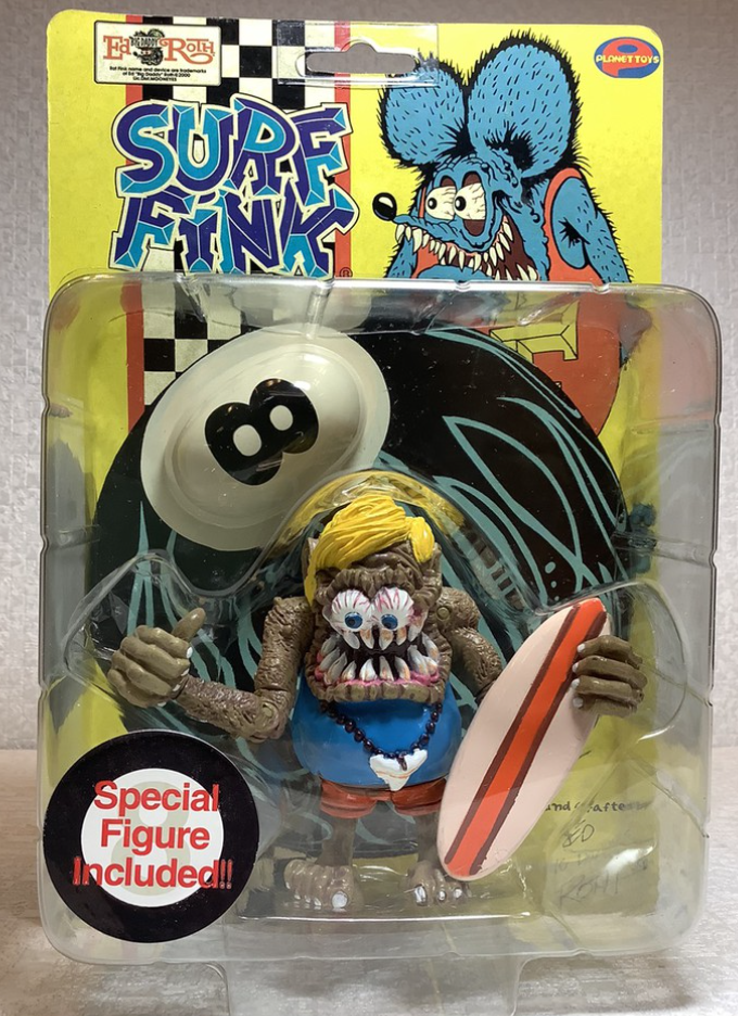 Planet Toys Rat Fink Surf Fink Action Figure – Lavits Figure Planet Toys Rat Fink Surf Fink Action Figure – Lavits Figure