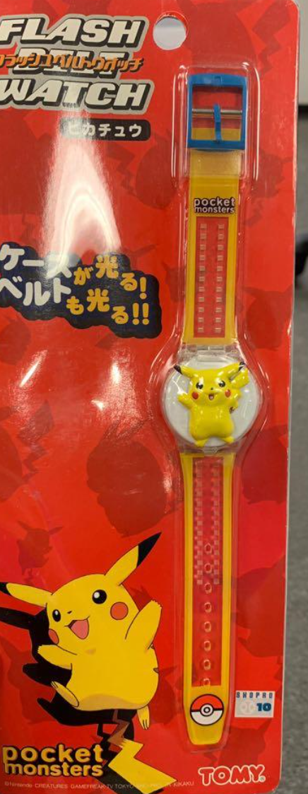 Tomy Pokemon Pocket Monster Flash Watch Pikachu ver Collection Figure Lavits Figure