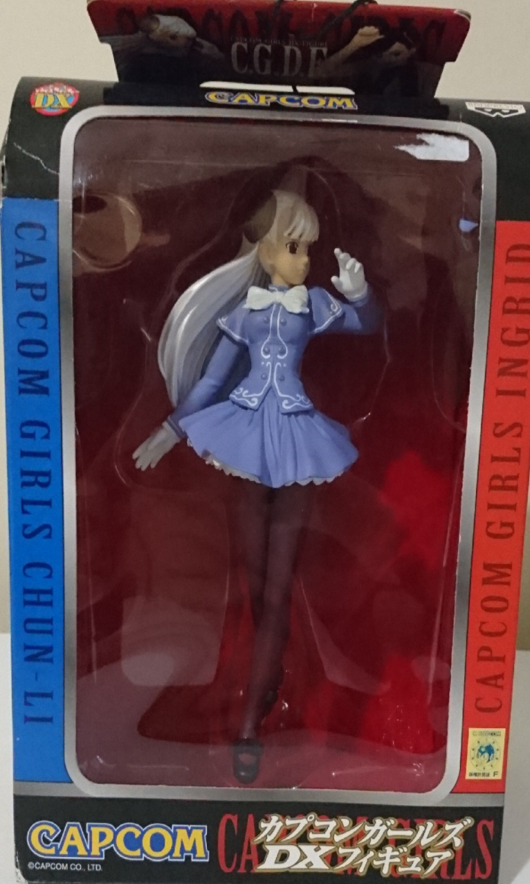 Banpresto Capcom Girls Collection DX Chun Li & Ingrid Ingrid Blue ver Pvc Figure