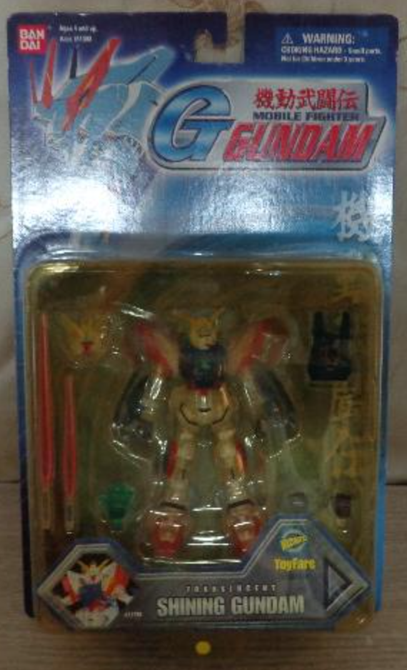 Bandai Mobile Suit in Action MSIA Mobile Fighter G Gundam Shining Gundam Translucent ToyFare Exclusive Figure