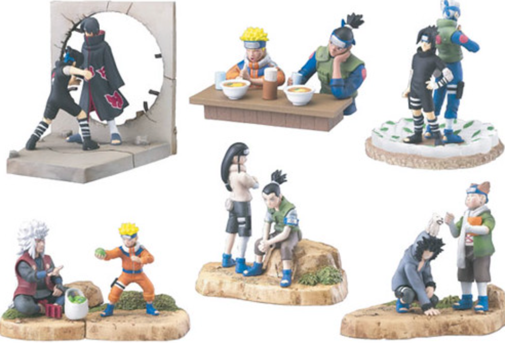 Megahouse Naruto Vingette DIorama 2 Random Trading Figure Set