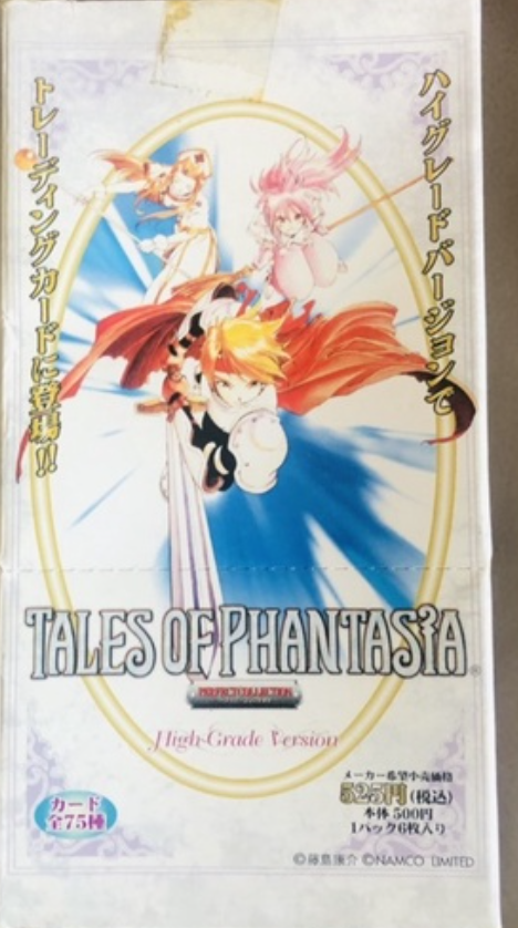 Tales of Phantasia TOP Sealed Box 15 Bag 90 Random Trading Collection Card Set