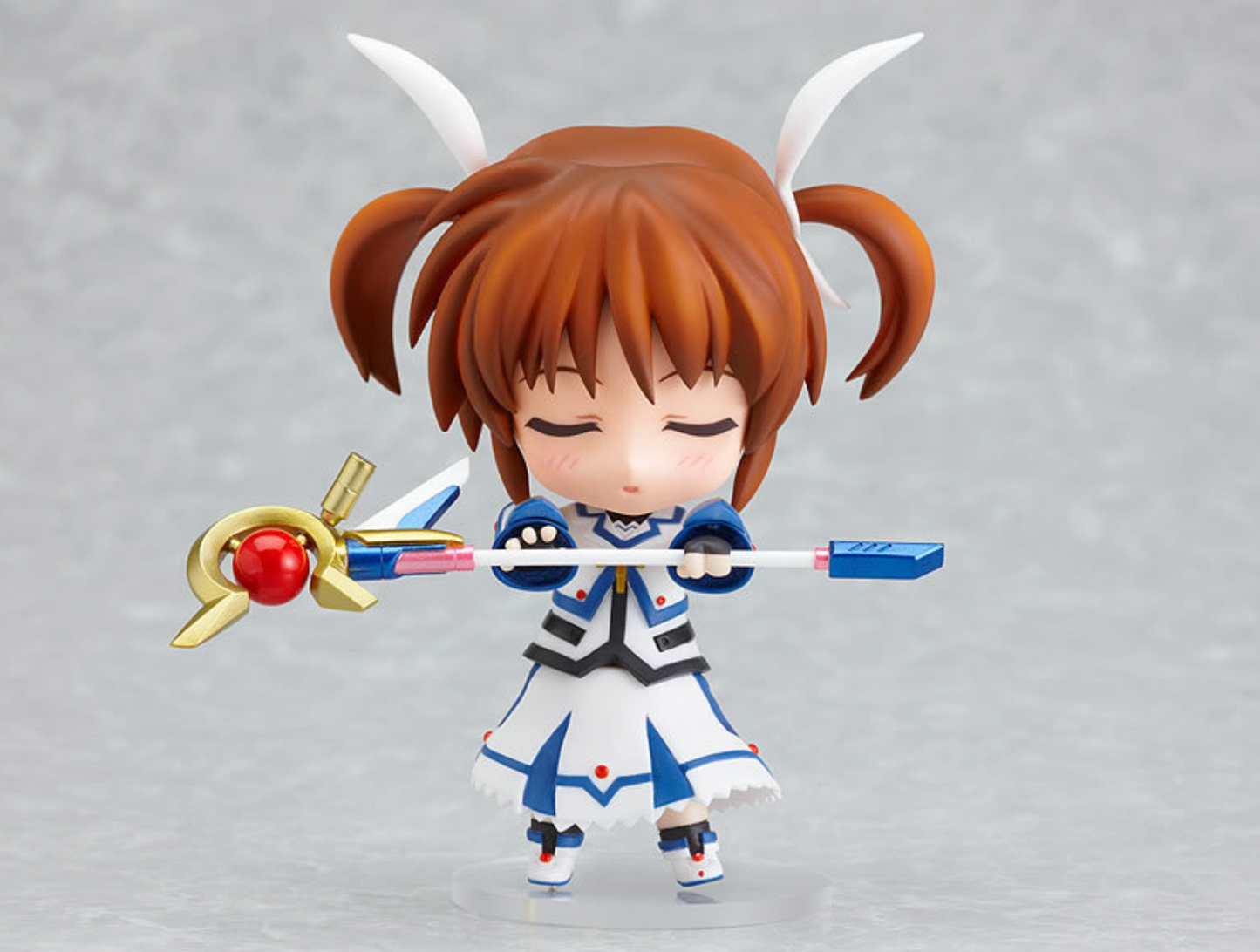 Good Smile Nendoroid #095 Magical Girl Lyrical Nanoha Takamachi The Movie 1st ver Action Figure