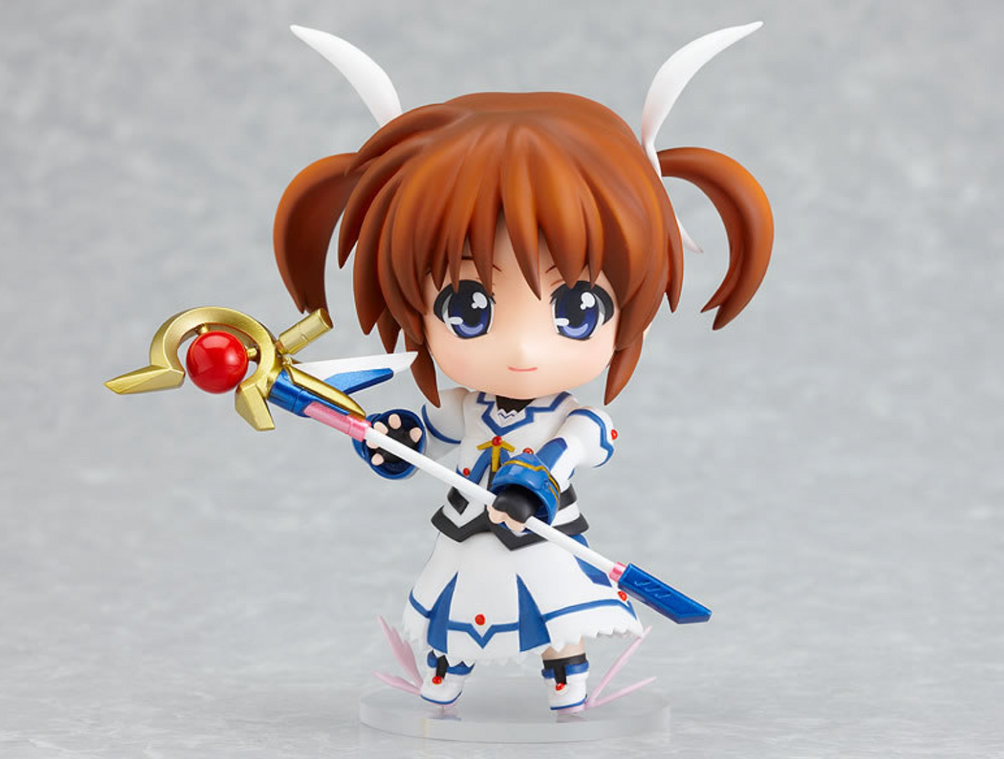 Good Smile Nendoroid #095 Magical Girl Lyrical Nanoha Takamachi The Movie 1st ver Action Figure