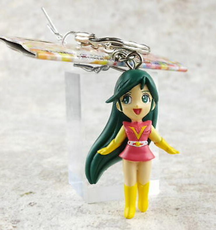 Banpresto 1999 Super Robot Wars SRW Key Chain Holder Combattler V Chuzuru Nanbara Trading Figure