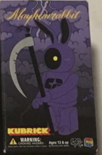Medicom Toy Kubrick 100% Revolver Mayhem Rabbit Purple ver Action Figure