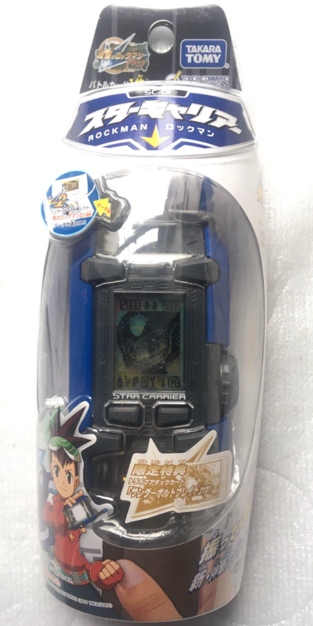 Takara Tomy 2007 Capcom Mega Man Rockman Star Force Carrier SC-01 Rockman ver Trading Figure