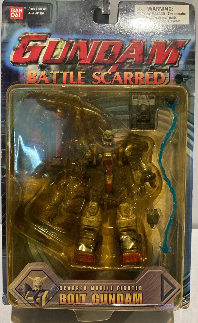 Bandai Mobile Suit Gundam Battle Scarred Bolt Gundam Action Figure