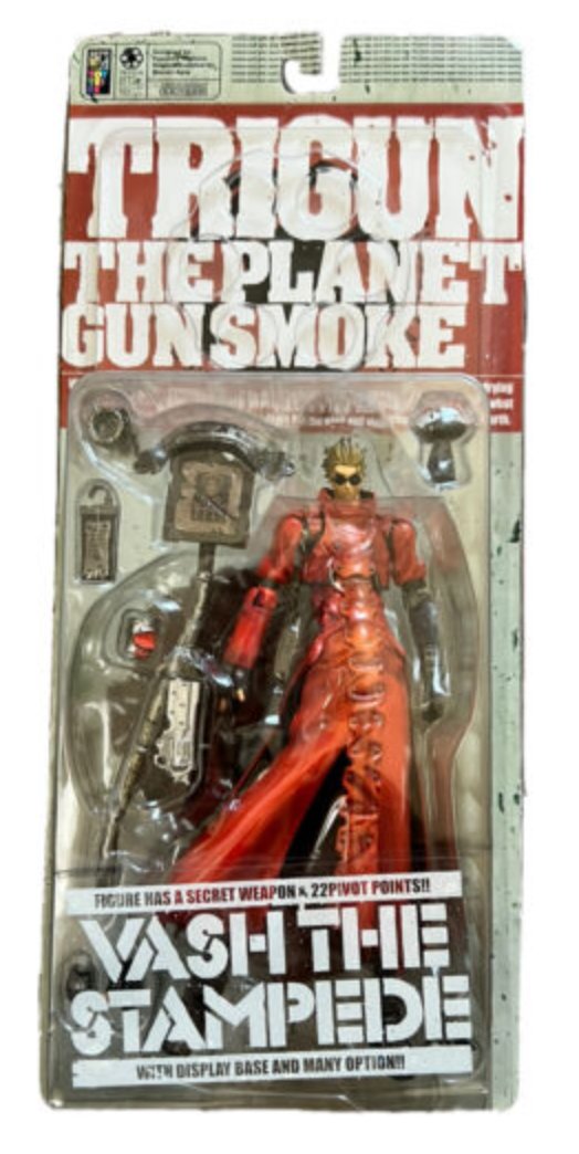 Trigun the Planet Gunsmoke shops Vash the Stampede Action Figure