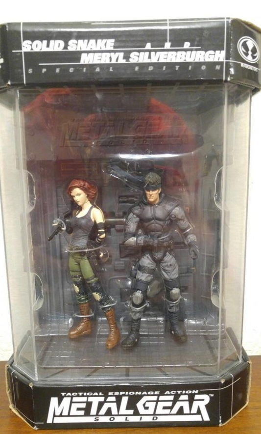 McFarlane Toys Konami Metal Gear Solid Solid Snake and Meryl Silverburgh Special Edition Action Figure