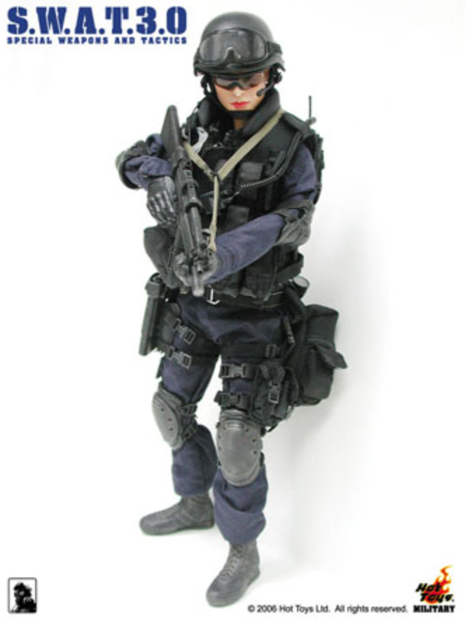 Hot Toys 1/6 12" S.W.A.T 3.0 Special Weapons and Tactics Female ver Action Figure