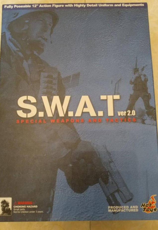 Hot Toys 1/6 12" S.W.A.T 2.0 Special Weapons and Tactics Action Figure