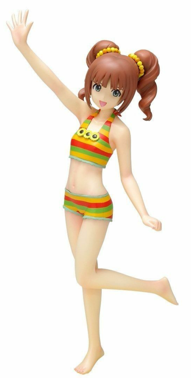 Wave 1/10 Beach Queens The Idol Master M@ster Yayoi Takatsuki Swimsuit Bikini Pvc Figure