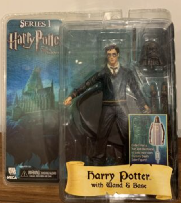 Neca Harry Potter and the Order of the Phoenix Series 1 Harry Potter with  Wand u0026 Base Trading Figure