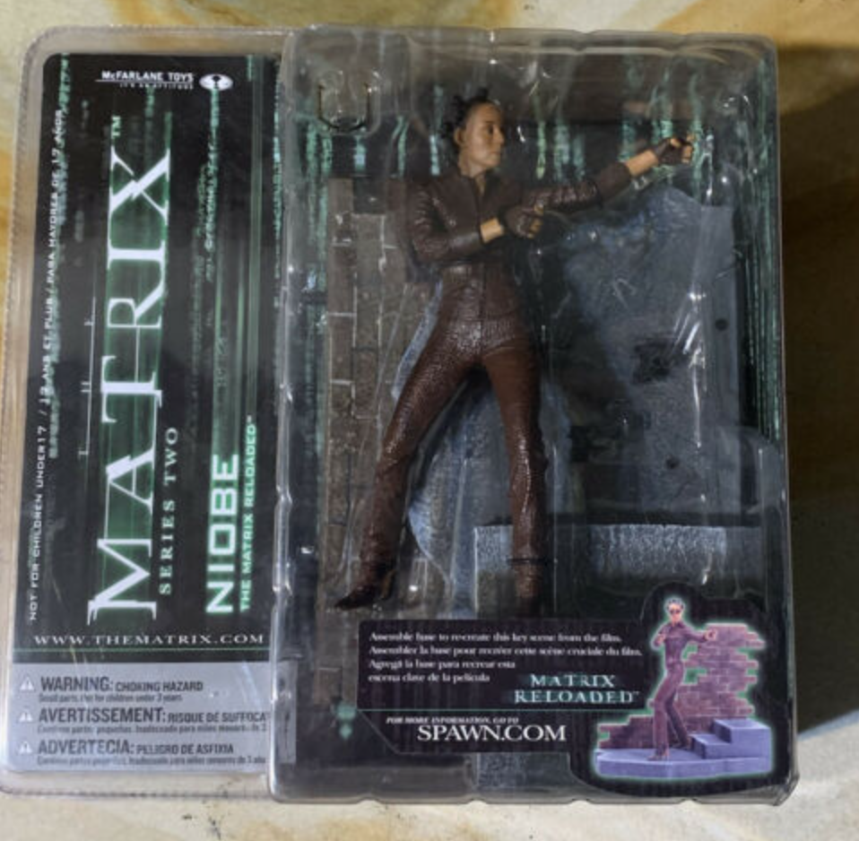 Mcfarlane Toys Matrix Reloaded Series Two 2 Niobe Trading Figure