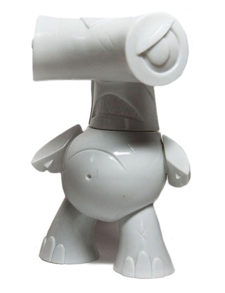 Wonderwall Joe Ledbetter Hammerhead KFGU Kaiju For Grown Ups White ver 6" Vinyl Figure