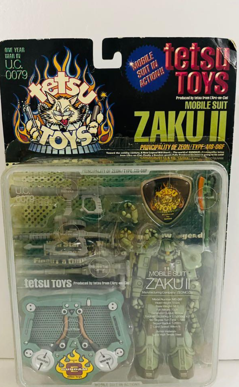 Tetsu Toys Mobile Suit in Action MSIA MIA Gundam Zaku II 1 Year War 0079  ver Figure