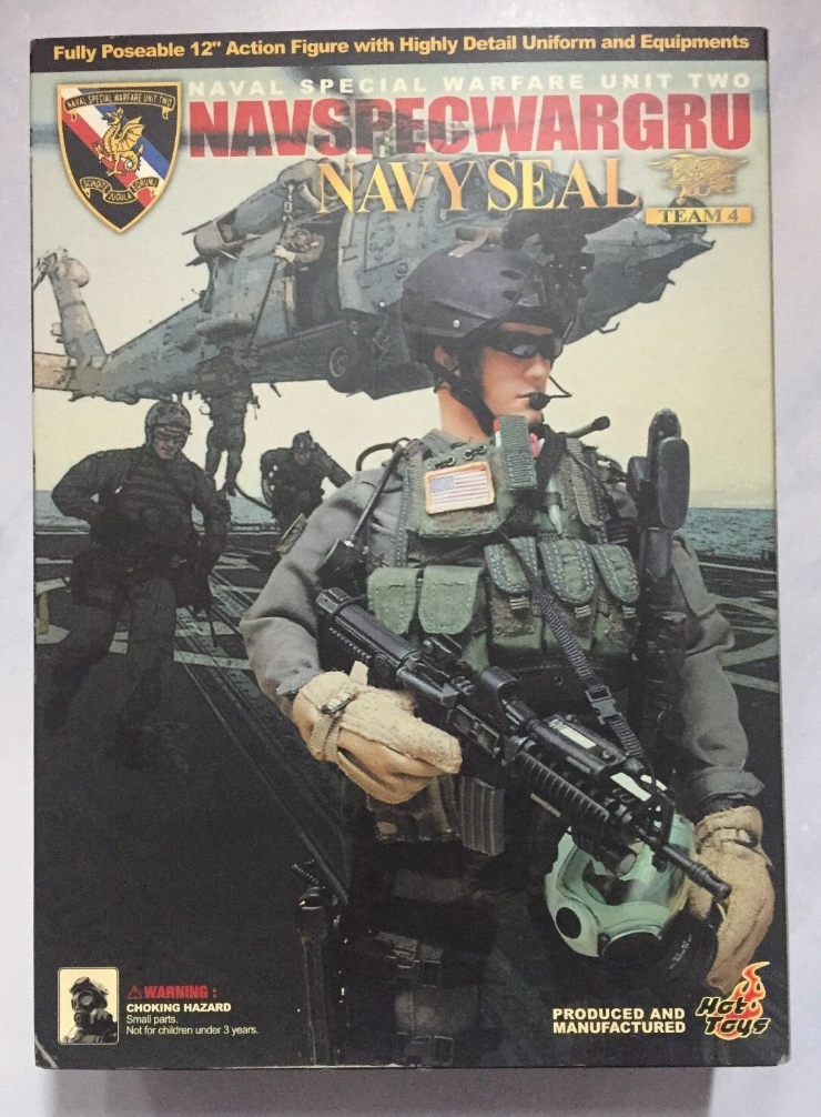 Hot Toys 1/6 12" Navspecwargru Navy Seal Team 4 Action Figure