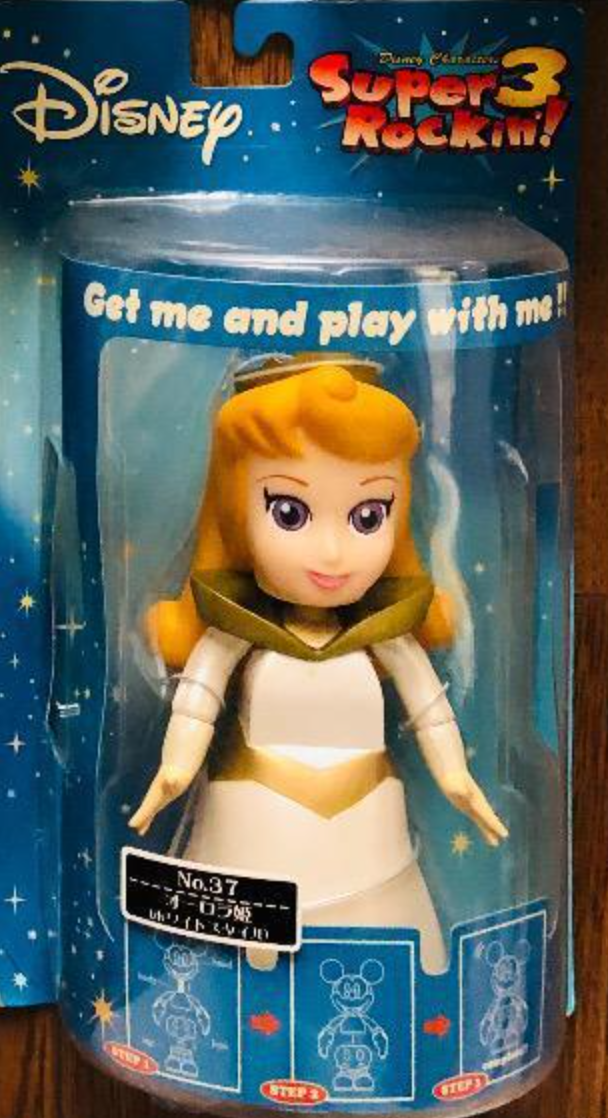 Sega Disney Characters Super Rockin 3 No 37 Aurora Bobble Head Figure